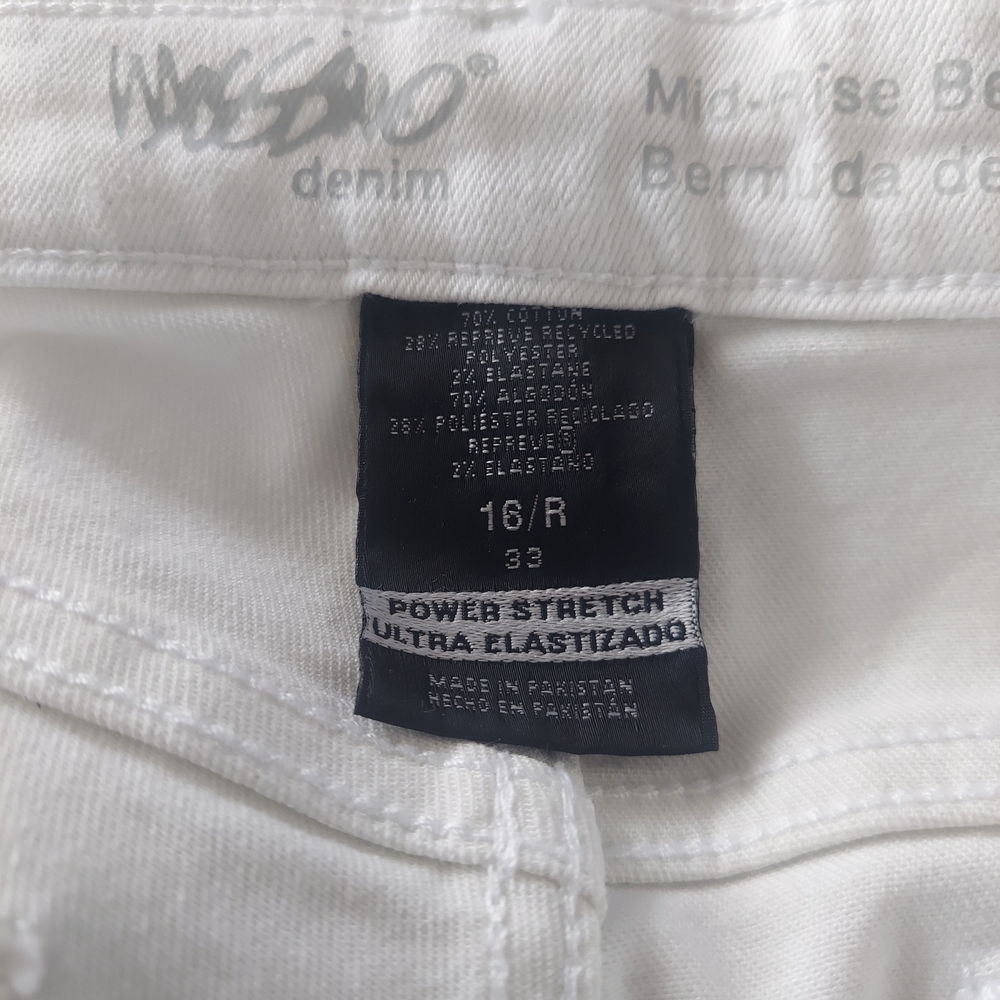 White Denim Shorts - Picture 6 of 6